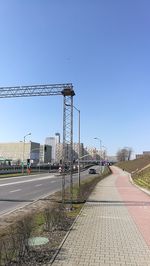 View of built structure against clear sky