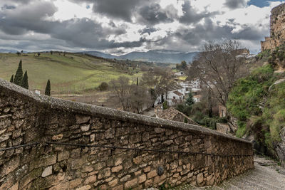 Scenic view of landscape against sky