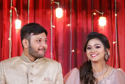 Portrait of a smiling young couple