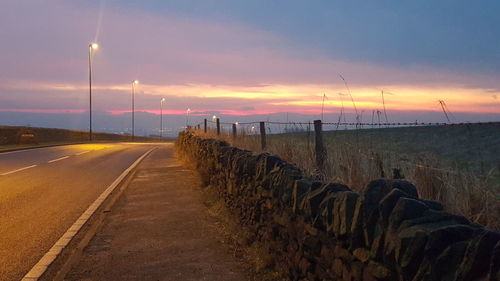 Sunset over sea