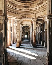 Corridor of historic building