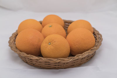 Close-up of fruits in basket