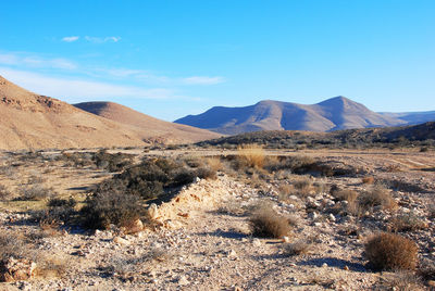 Desert negev in israel, machtesh ramon