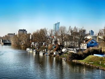 River passing through city