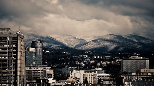 Cityscape against sky