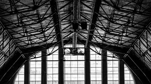 Low angle view of ceiling of building