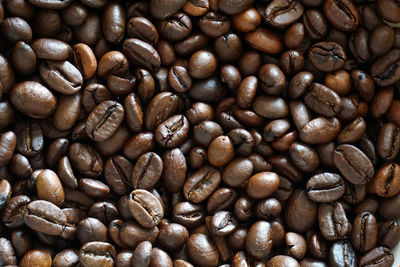 Full frame shot of coffee beans