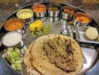 Close-up of food in plate