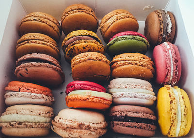 Close-up of multi colored candies in plate