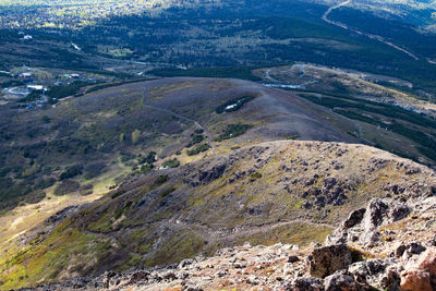 High angle view of landscape