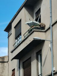 Low angle view of building against sky