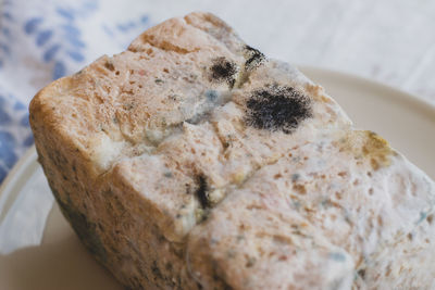 Close-up of bread on table