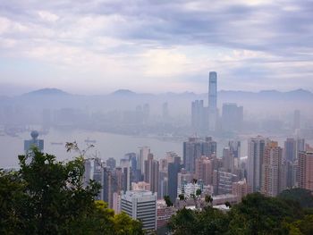 Cityscape against sky