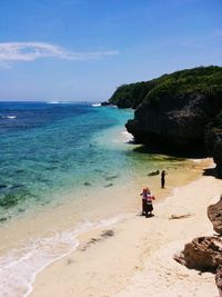 People on beach