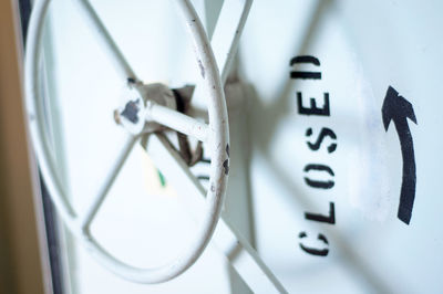 Close-up of clock