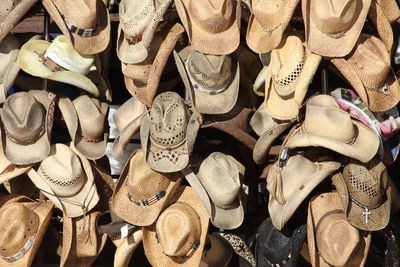 Full frame shot of objects for sale