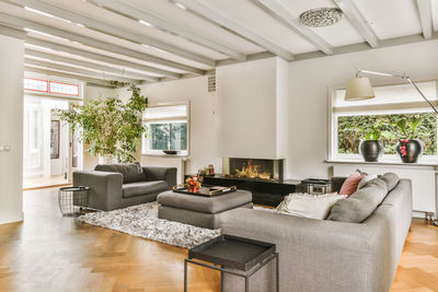 Interior of bedroom at home