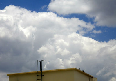 Low angle view of building against sky