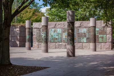 Close-up of metallic gate