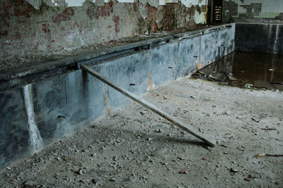 View of abandoned building