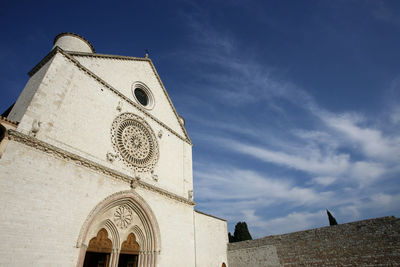 Low angle view of building against sky