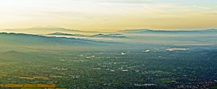 Aerial view of sea