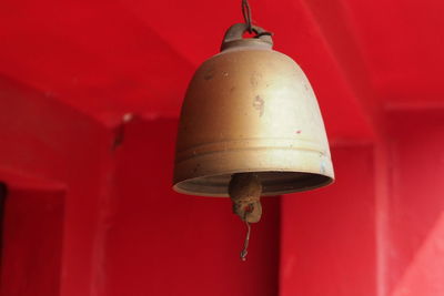 Close-up of bell