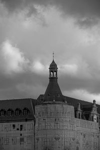 Low angle view of haydarpasa against sky