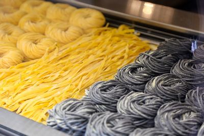 Close-up of fresh pasta