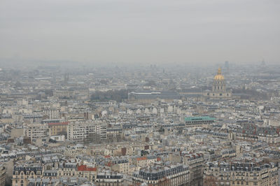 High angle view of cityscape