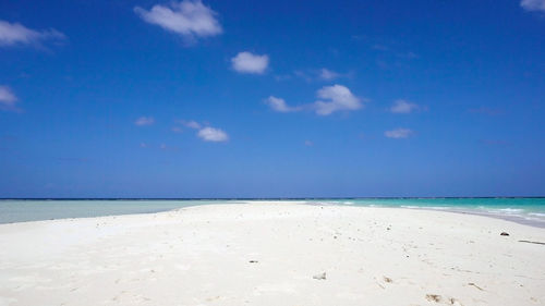 Beach, sea, sand,wave. tropical beach, blue sky, clouds. seascape ocean and beautiful beach 