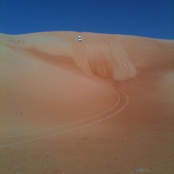 View of desert landscape