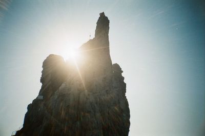 Low angle view of sky at sunset