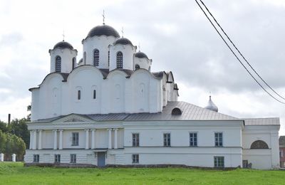 Low angle view of building against sky