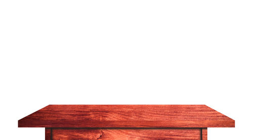 Close-up of wooden wall against white background