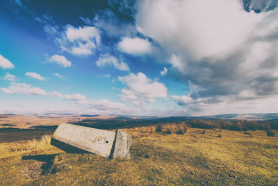 Scenic view of landscape against sky