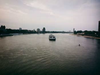 Boats in river