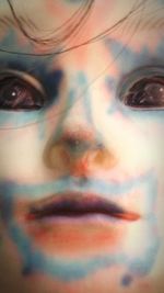 Close-up portrait of woman