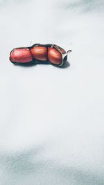 High angle view of shoes on table