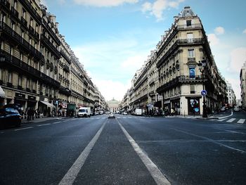 View of city street