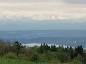 Scenic view of landscape against sky