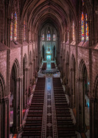 Corridor of historic building