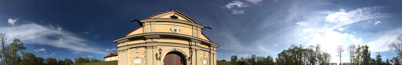 Low angle view of cathedral against sky