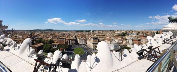 Panoramic shot of cityscape