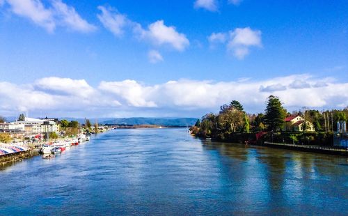River with buildings in background