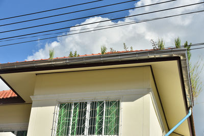 Low angle view of building against sky