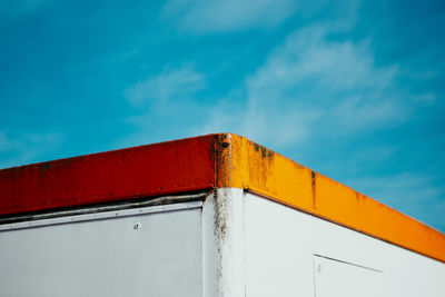 Low angle view of building against sky