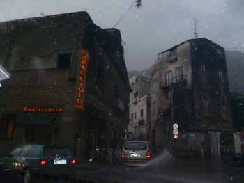 View of city street