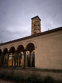 Low angle view of historical building against sky