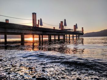 Bridge over sea